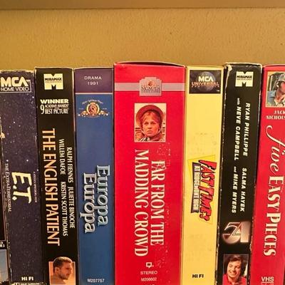Sale Photo Thumbnail #325: Collection of VHS tapes