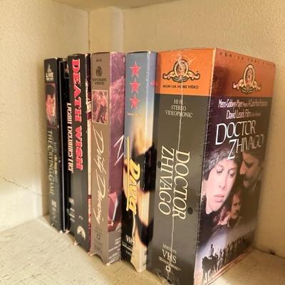 Sale Photo Thumbnail #326: Collection of VHS tapes