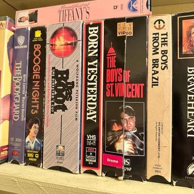 Sale Photo Thumbnail #331: Collection of VHS tapes