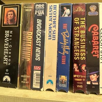 Sale Photo Thumbnail #332: Collection of VHS tapes