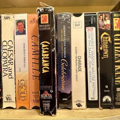 Sale Photo Thumbnail #333: Collection of VHS tapes