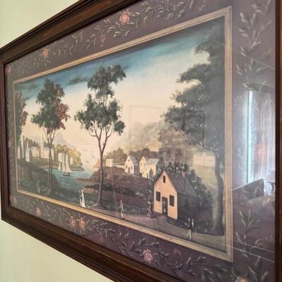 Sale Photo Thumbnail #335: Framed picture 
Width 34 inches X length 21 inches 