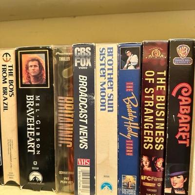 Sale Photo Thumbnail #338: Collection of VHS tapes