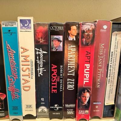 Sale Photo Thumbnail #346: Collection of VHS tapes