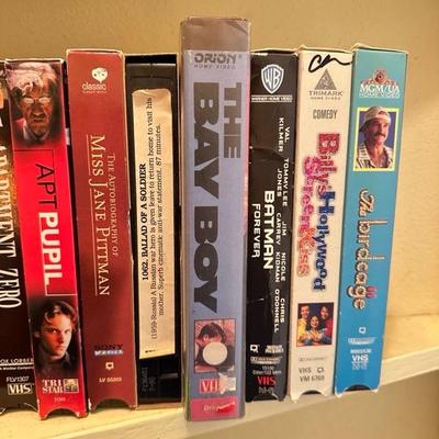 Sale Photo Thumbnail #345: Collection of VHS tapes