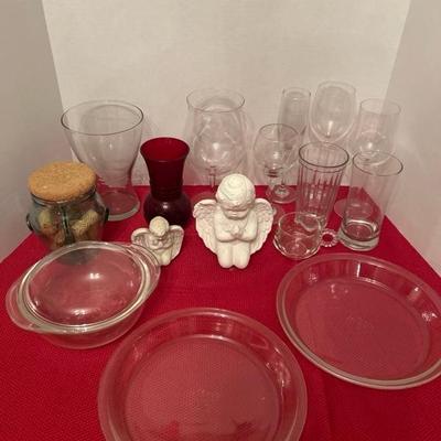 Sale Photo Thumbnail #360: Misc glassware