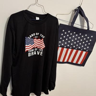 Large Shirt and tote bag
