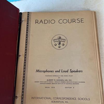 RCA Victor vintage radio course book