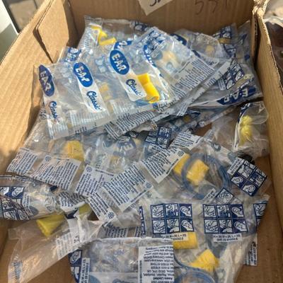 20 bags of ear plugs