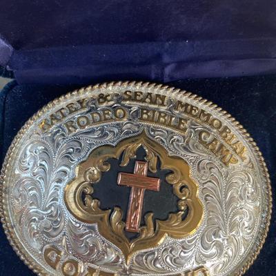 Montana silver smith belt buckle