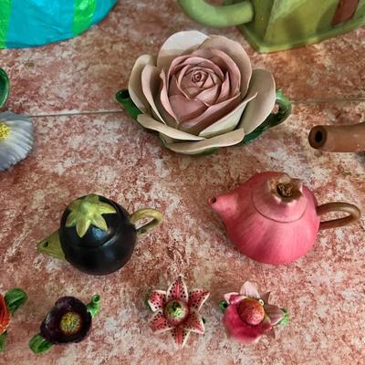 Mini Rose Teapot
