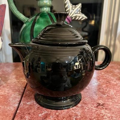 Fiestaware Black Teapot - Retired