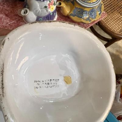 Italian Handmade Rooster Canister