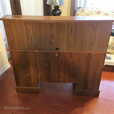 Oak Laminate Rolltop Desk