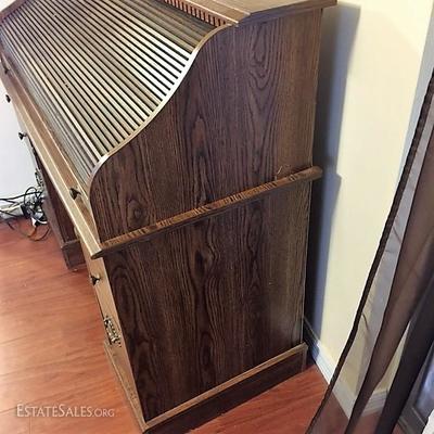 Oak Laminate Rolltop Desk