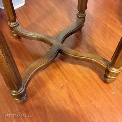 Glass Top Side Table