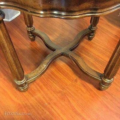 Glass Top Side Table