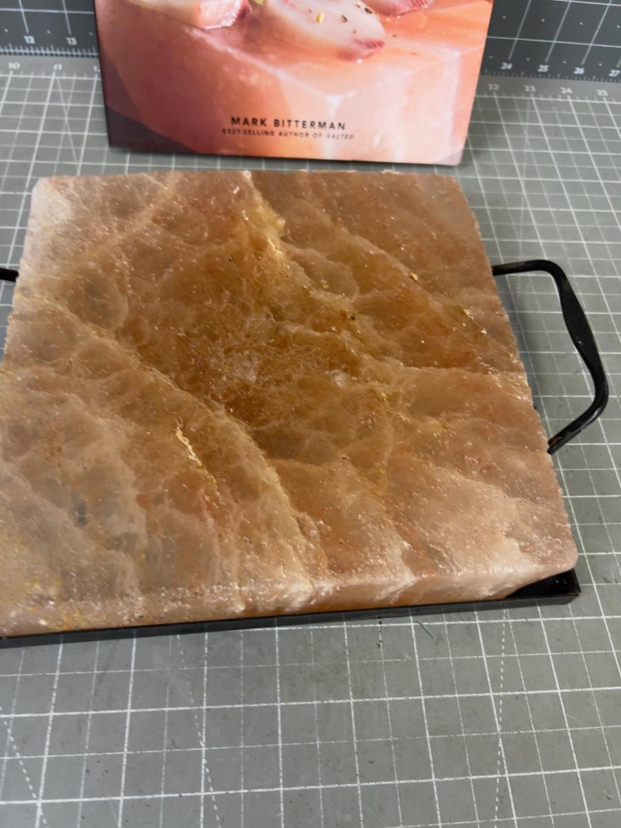 Square Salt Block with Recipe Book Included. | EstateSales.org