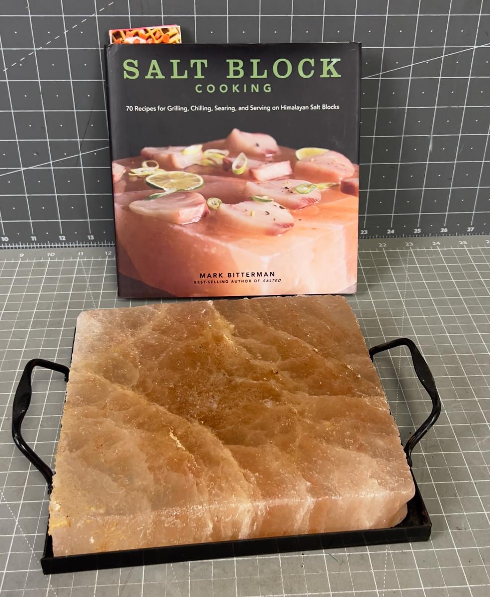Square Salt Block with Recipe Book Included. | EstateSales.org