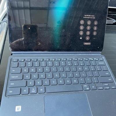 Samsung tablet and keyboard