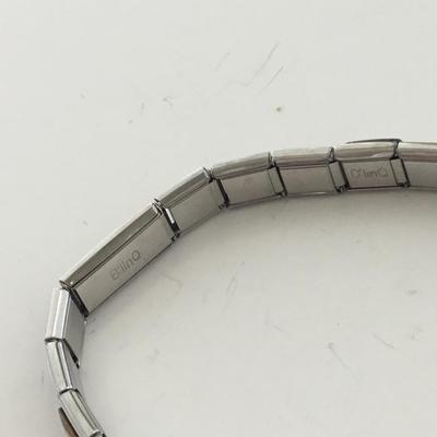 Marked charm stretchy bracelet