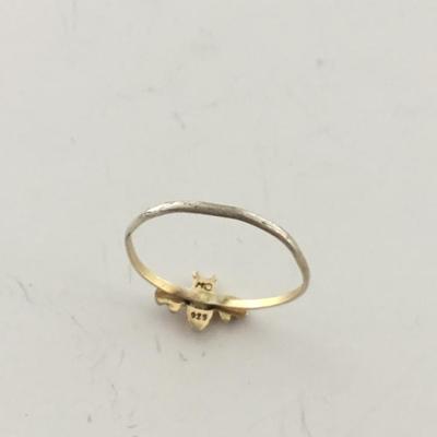 925 marked bee ring