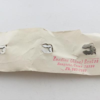 Vintage bird button clip on