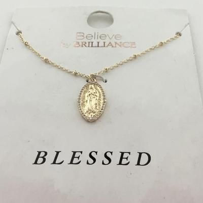 Blessed 14KT gold flash plated