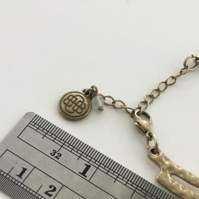 Beautiful gold tone marked fashion necklace