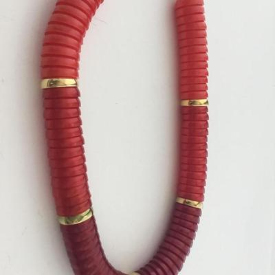 Red fashion unique necklace