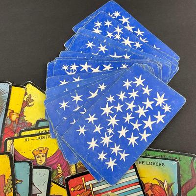 -10- TAROT | Morgan-Greer Tarot Cards & Wood Box With Instructions