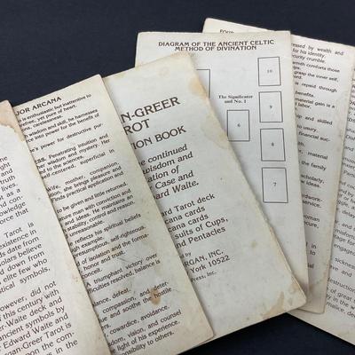 -10- TAROT | Morgan-Greer Tarot Cards & Wood Box With Instructions
