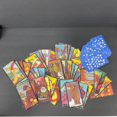 -10- TAROT | Morgan-Greer Tarot Cards & Wood Box With Instructions