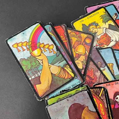 -10- TAROT | Morgan-Greer Tarot Cards & Wood Box With Instructions