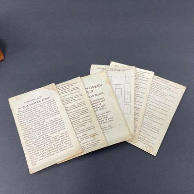 -10- TAROT | Morgan-Greer Tarot Cards & Wood Box With Instructions