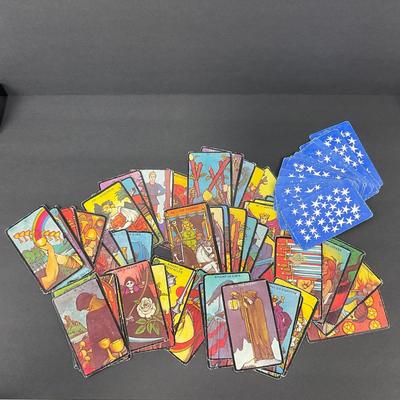 -10- TAROT | Morgan-Greer Tarot Cards & Wood Box With Instructions