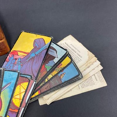 -10- TAROT | Morgan-Greer Tarot Cards & Wood Box With Instructions
