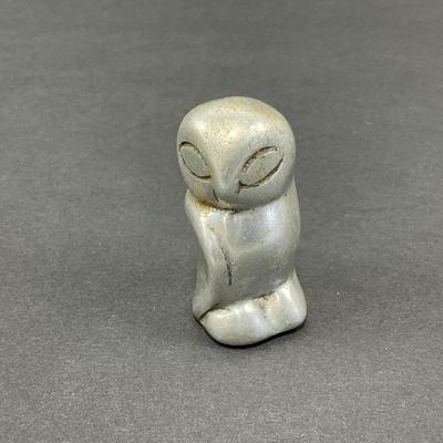 -12- GORDON HOSELTON | Signed & Numbered Mid Century Aluminum Owl Sculpture