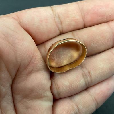 -19- GOLD | 14K Bent Ring | Marked