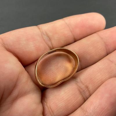 -19- GOLD | 14K Bent Ring | Marked