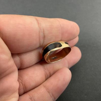 -19- GOLD | 14K Bent Ring | Marked