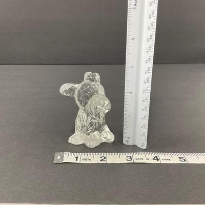 -21- GLASSWARE | One Kenneth Haley Crystal Boxer | One Art Glass Scottie Dog