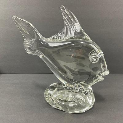 -22- MURANO | Art Glass Fish On Waves
