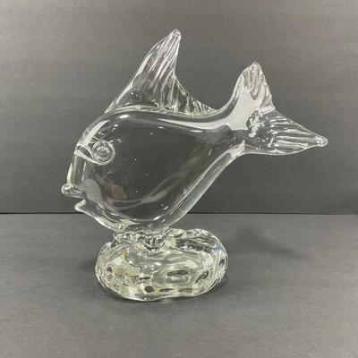 -22- MURANO | Art Glass Fish On Waves