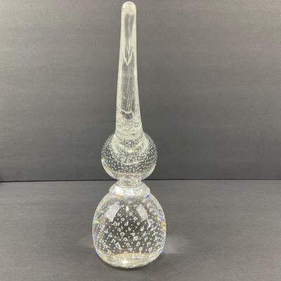 -24- GLASSWARE | Art Glass Bullicante Heavy Bird | Damage