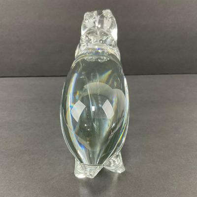 -26- SWEDEN | Acc Style 8833 FM. Konst. Glass Hippo Figure | Signed