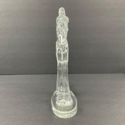 -27- GLASSWARE | By Dalzell Tall Pony Figure | Marked