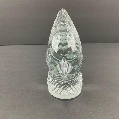-28- LALIQUE | Cardinal Bird Glass Radiator Mascot Hood Ornament