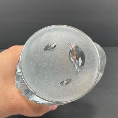 -28- LALIQUE | Cardinal Bird Glass Radiator Mascot Hood Ornament