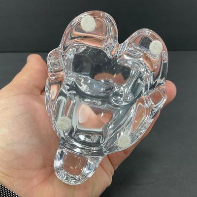 -30- ORREFORS | Swedish Crystal Spaniel Dog Figure | Signed